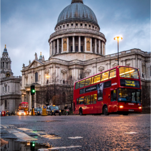 St. Paul's Cathedral at Dusk — London Street Photography Print
