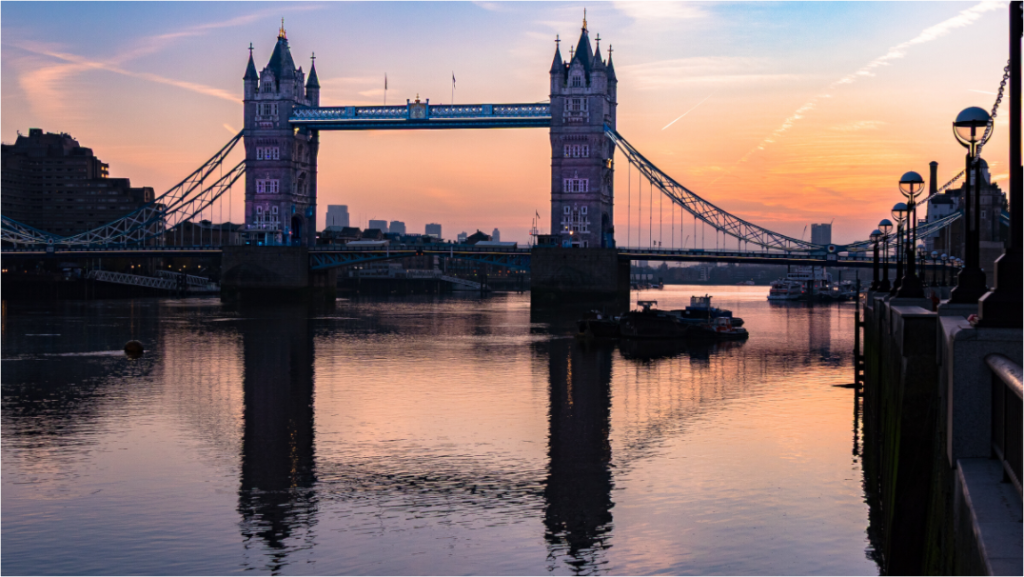 Tower Bridge at Sunrise — London River Photography Print