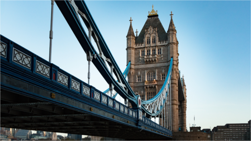 Tower Bridge Steel — London Architecture Photography Print preview