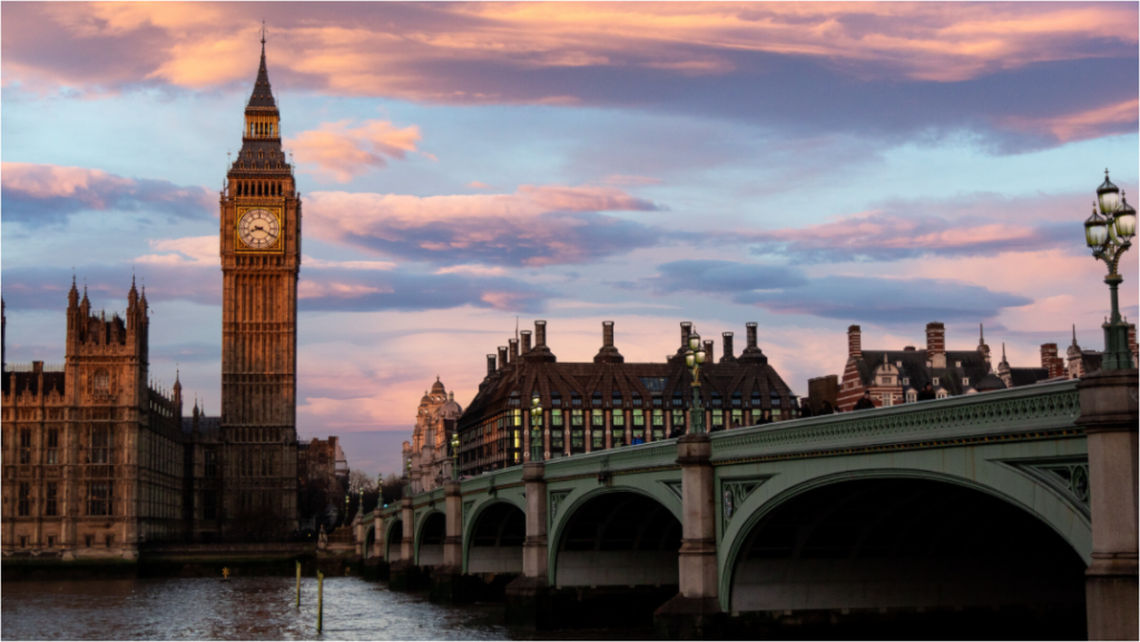 Westminster Bridge at Dawn — London Skyline Photography Print