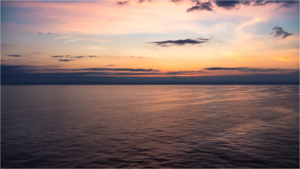 Crossing at Dawn — English Channel Seascape Photography Print preview